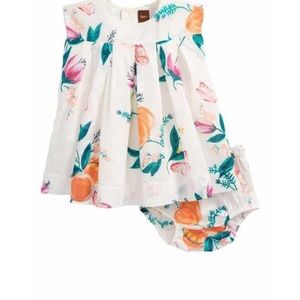 NWOT Tea Collection Georgia Peach Print Dress